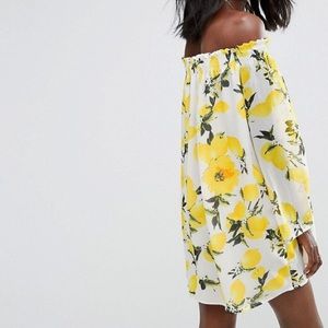asos lemon dress